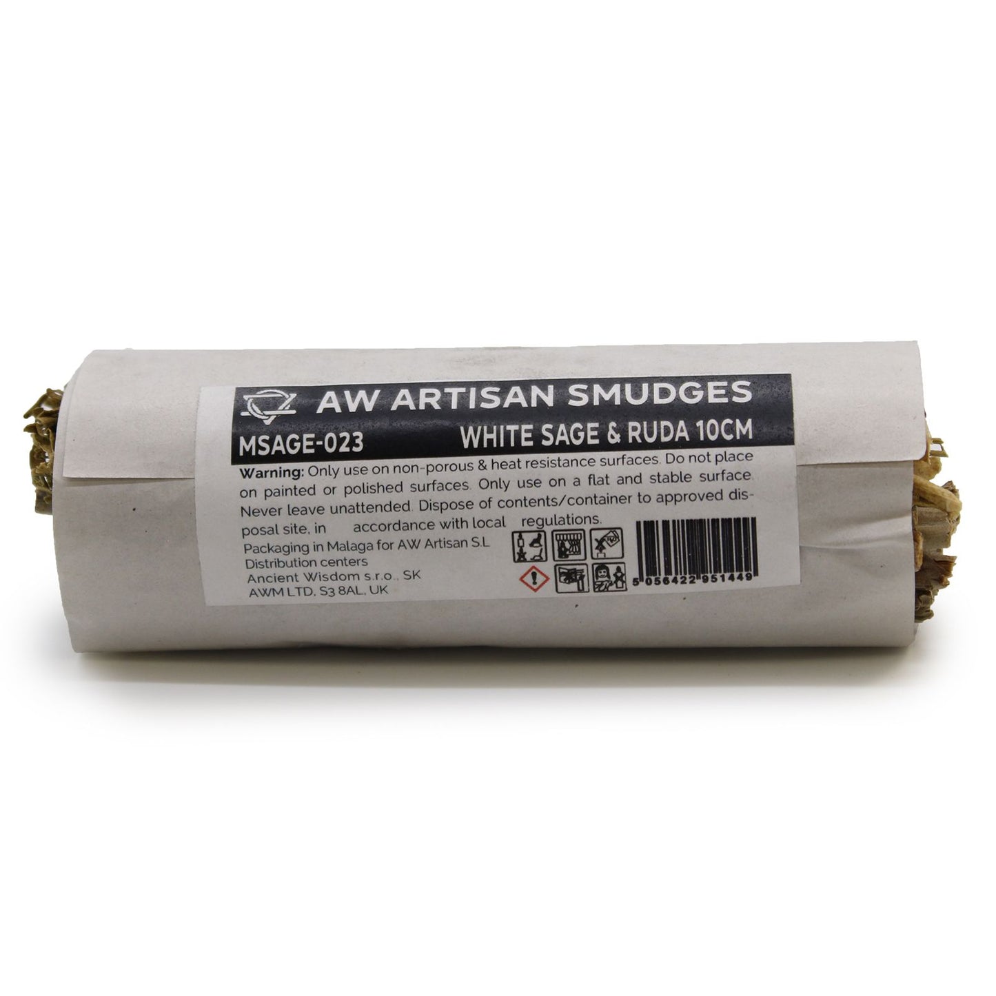 Maço de ervas - Sálvia branca e arruda 10 cm