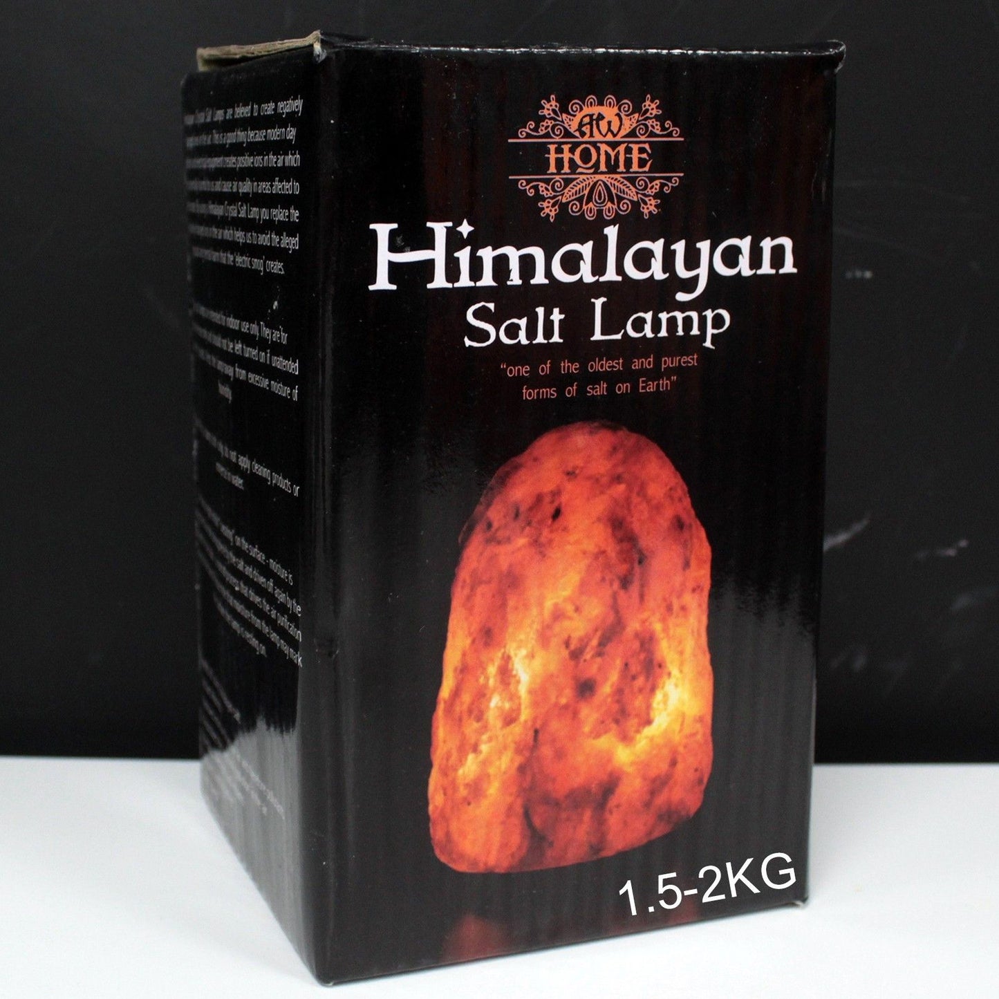 Lâmpada de sal natural de 1,5-2 kg