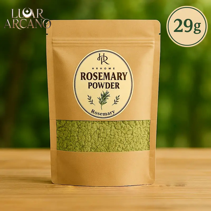 Pó de Incenso de Alecrim Puro – Energia, Clareza Mental e Proteção | Luar Arcano