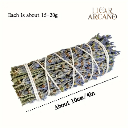 Varas de Lavanda Natural – Purificação, Relaxamento e Energia Calmante | Luar Arcano