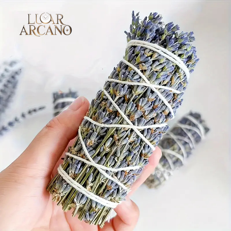 Varas de Lavanda Natural – Purificação, Relaxamento e Energia Calmante | Luar Arcano