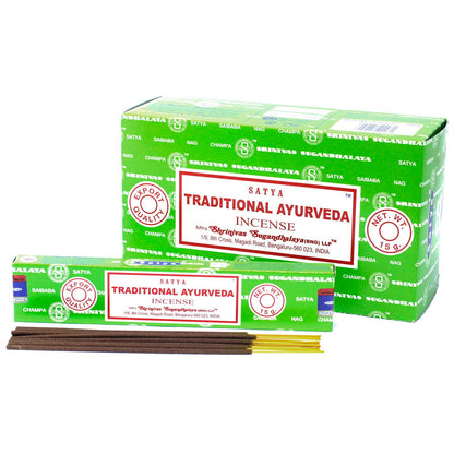 Varetas de incenso Satya 15 g - Tr.Ayurveda