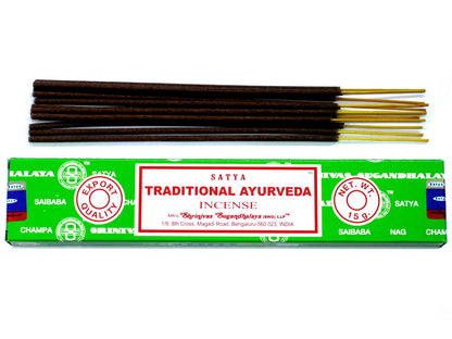 Varetas de incenso Satya 15 g - Tr.Ayurveda