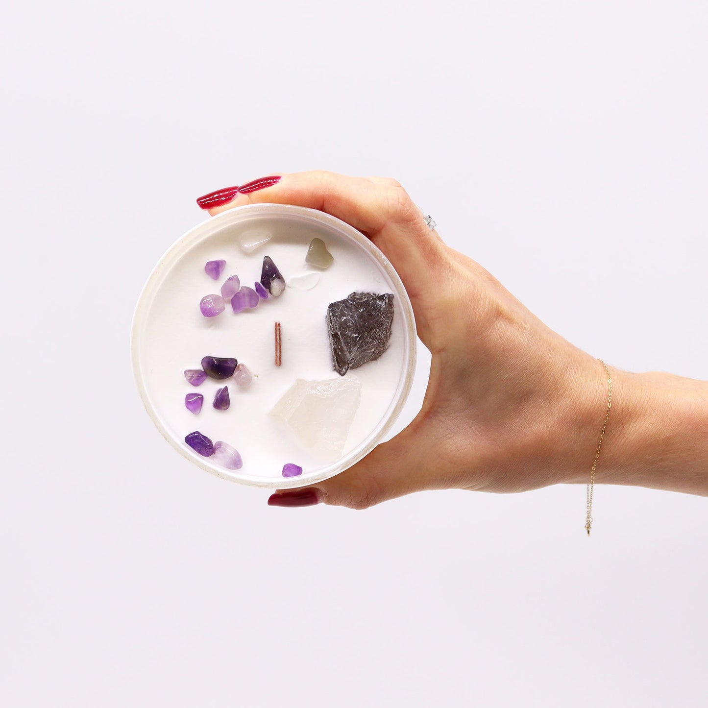 Velas de Cristal de Chakra  - Chakra Coronal