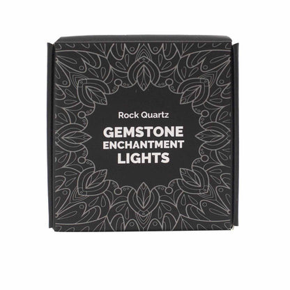 Luzes encantadoras de pedras preciosas - Quartzo-rocha