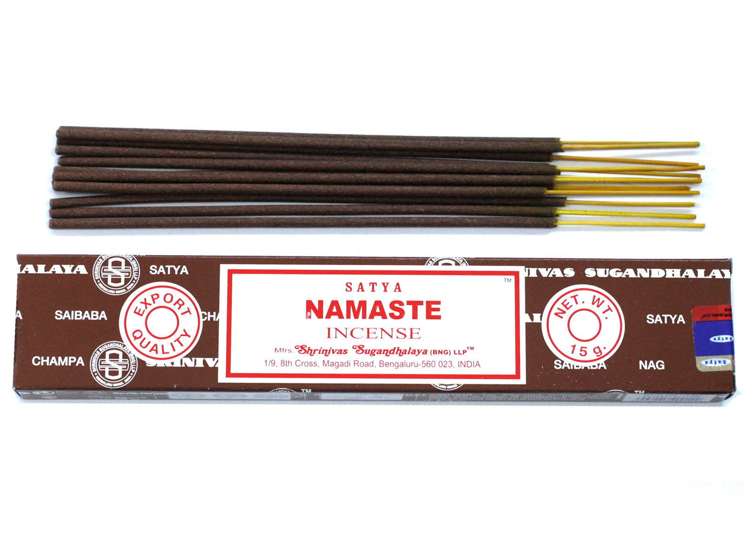 Varetas de incenso Satya 15 g - Namastê