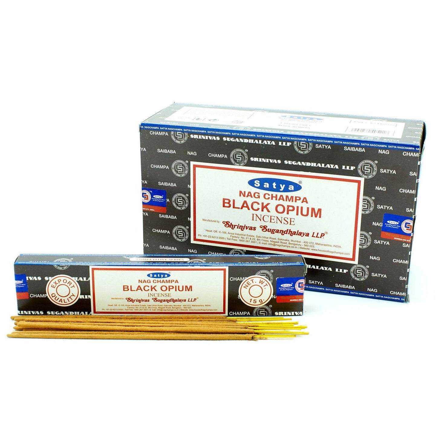 Varetas de incenso Satya 15 g - Black Opium