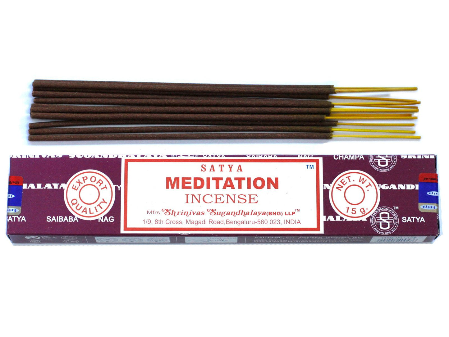 Varetas de Incenso Satya 15 g - Meditação