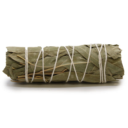 Maço de ervas - Salva branca e eucalipto 10 cm