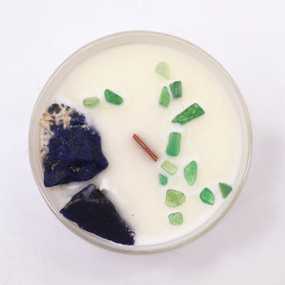 Velas de Cristal de Chakra  - Chakra da garganta