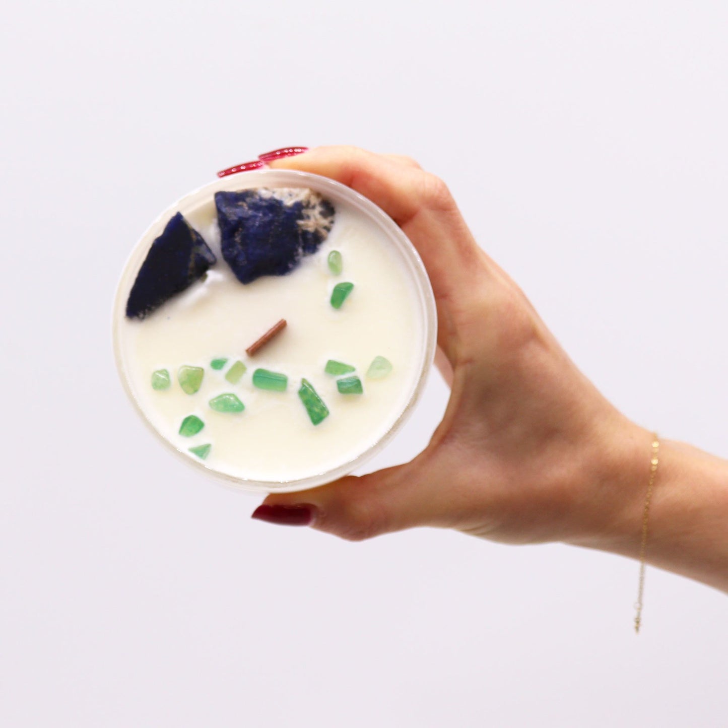 Velas de Cristal de Chakra  - Chakra da garganta