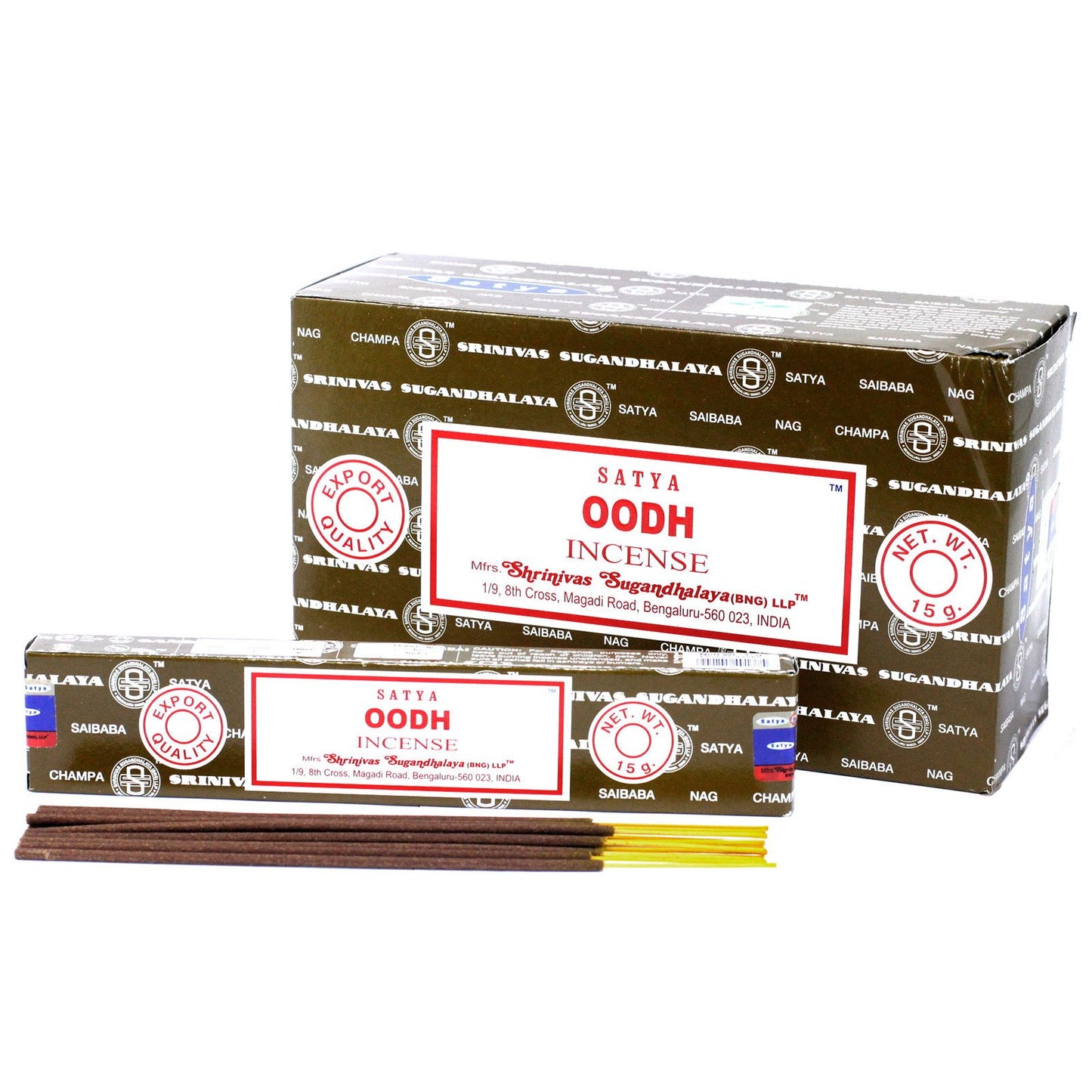 Varetas de incenso Satya 15 g - Oodh