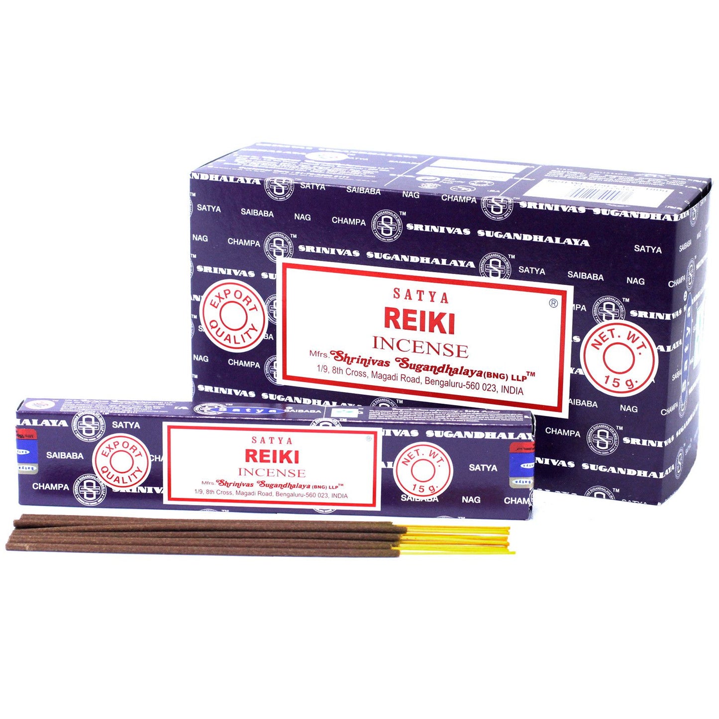 Varetas de incienso Satya 15 g - Reiki