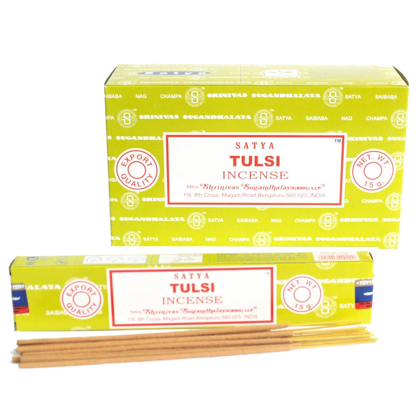 Varetas de incenso Satya 15 g - Tulsi
