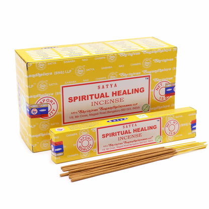 Varetas de incenso Satya 15 g - Cura espiritual