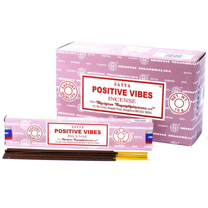 Varetas de incenso Satya 15 g - Vibrações positivas