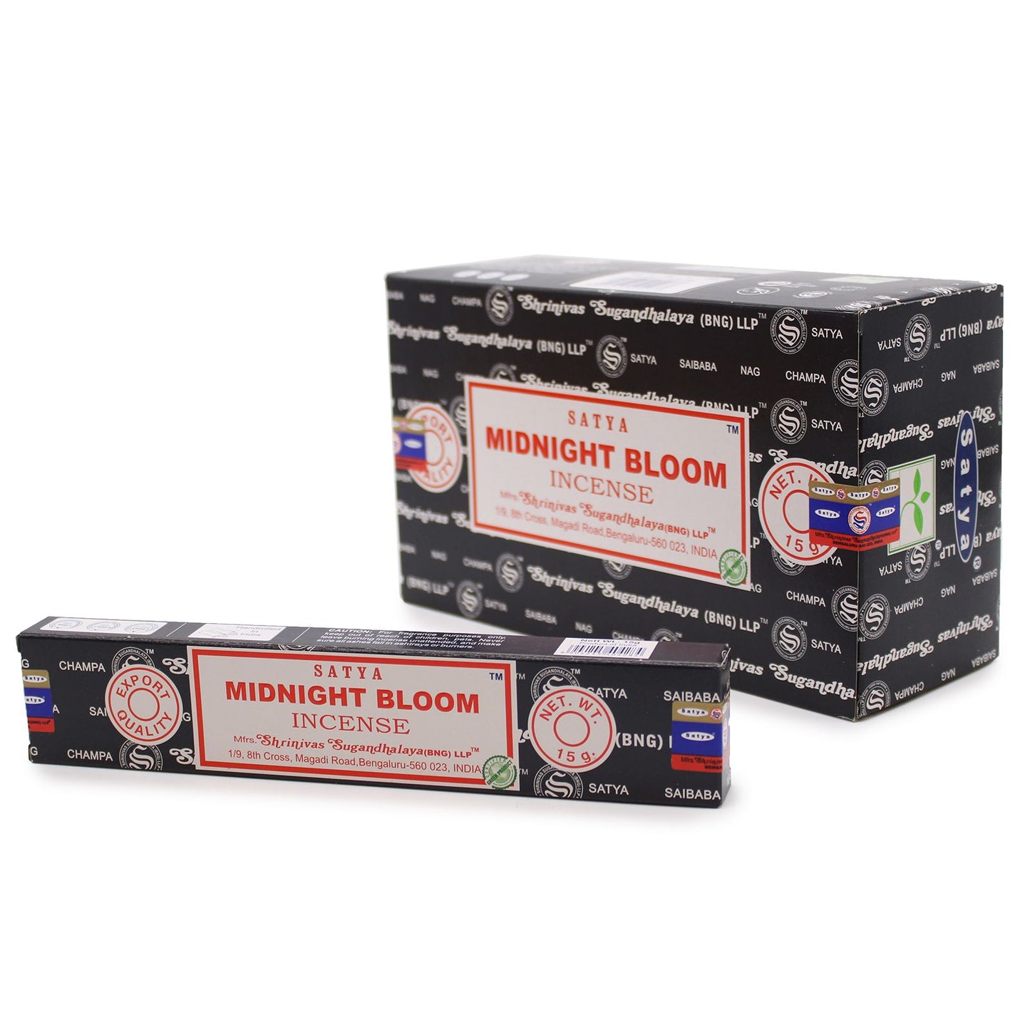 Varetas de incenso Satya 15 g - Flor da meia-noite