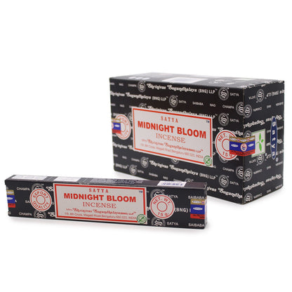 Varetas de incenso Satya 15 g - Flor da meia-noite