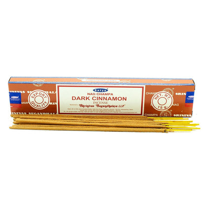 Varetas de incenso Satya 15 g  - Canela escura