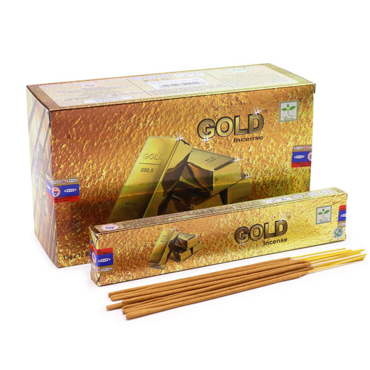 Varetas de Incenso Satya 15 g - Ouro