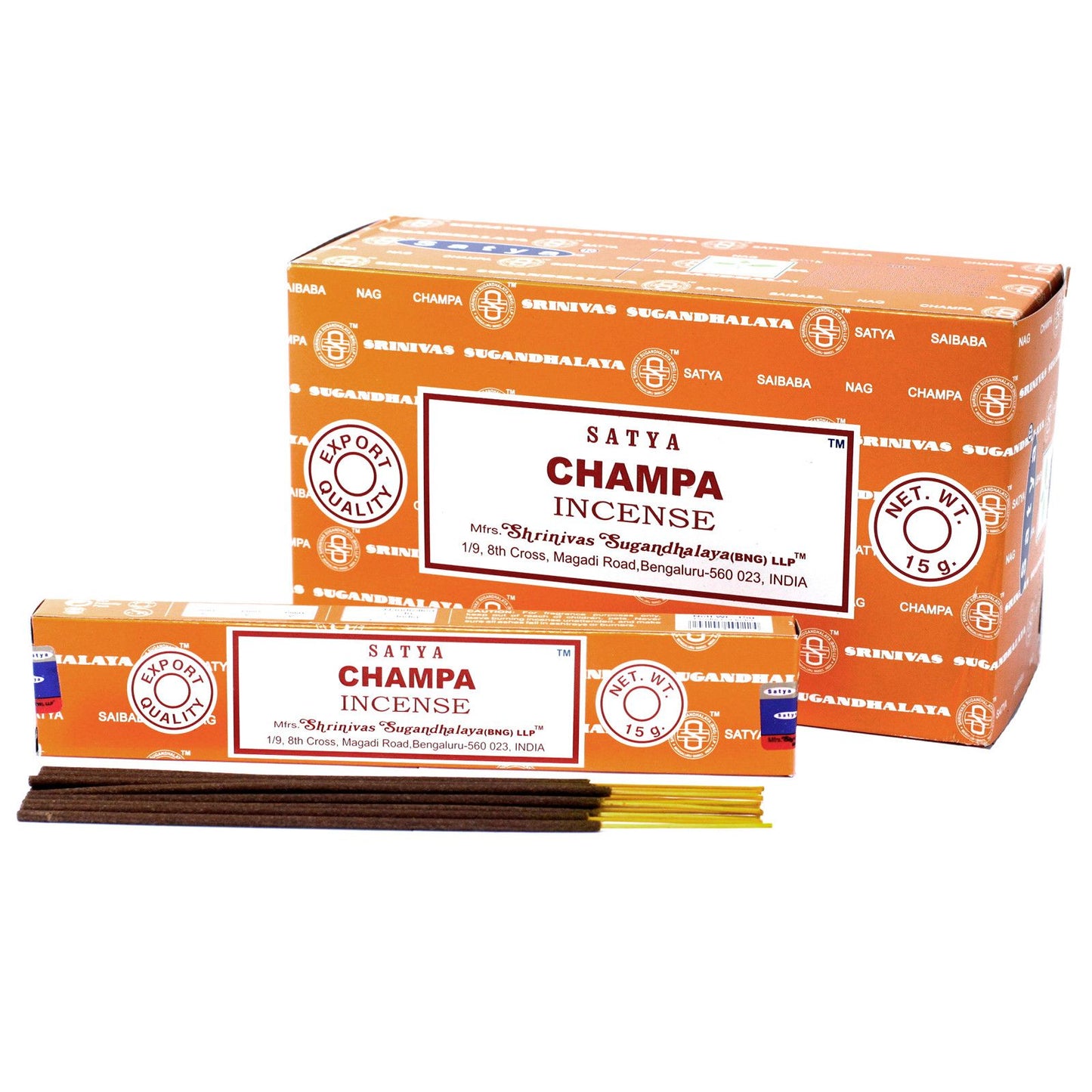 Varetas de incenso Satya 15 g - Champa