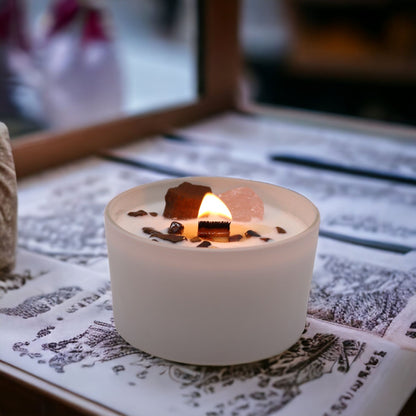 Velas de Cristal de Chakra - Chakra Sagrado