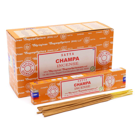Varetas de incenso Satya 15 g - Champa
