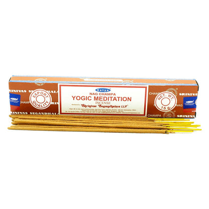 Varetas de incenso Satya 15 g - Meditação Yoga