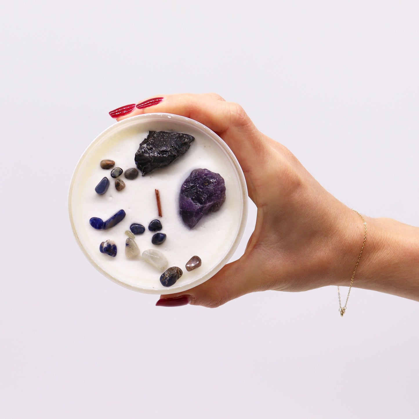 Velas de Cristal de Chakra  -Chakra do plexo solar