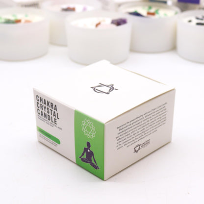 Velas de Cristal de Chakra  - Chakra do coração